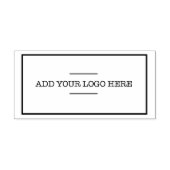 ロゴを追加 カスタム ラバースタンプ (インプリント)