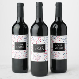 ロゴを追加 コーポレート ビジネス カンパニー 4th of July  ワインラベル