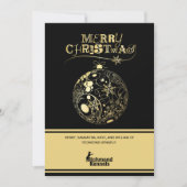 ロゴを追加 ゴールド/ブラック オーナメント 法人カード シーズンカード (正面)