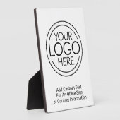 ロゴを追加 - ビジネス・コーポレート・モダン・ミニマル フォトプラーク (側面)