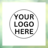 ロゴを追加 - プロフェッショナルな黒と白 ウィンドウサイン (シート3)