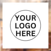 ロゴを追加 - プロフェッショナルな黒と白 ウィンドウサイン (シート2)