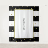 ロゴを追加 写真ブースの背景バナー タペストリー (正面)