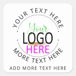 ロゴを追加 自分のスモールビジネスを作成する スクエアシール