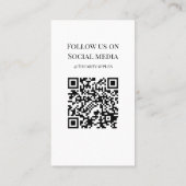 ロゴを追加 - UKのジュエリーケアカード 名刺 (裏面)