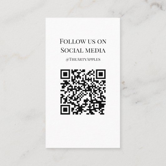 ロゴを追加 - UKのジュエリーケアカード 名刺 (裏面)