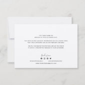 ロゴを追加Dark Grayありが縁どとうござい素朴ます (裏面)