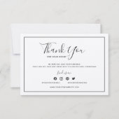 ロゴを追加Dark Gray 縁ど Kraft素朴ありがとう (正面)