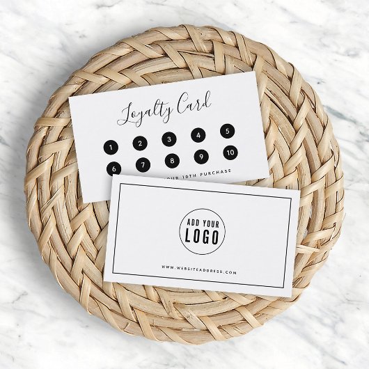 ロゴを黒に追加縁ど ロイヤリティカード