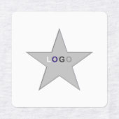 ロゴアップロードアイロンを顔マスク用ラベルに ラベル (デザイン2)