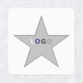 ロゴアップロードアイロンを顔マスク用ラベルに ラベル (デザイン1)