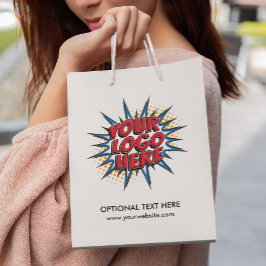 ロゴアップロードカスタムビジネス紙 スモールペーパーバッグ