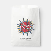 ロゴアップロードカスタムビジネス紙 フェイバーバッグ (正面)