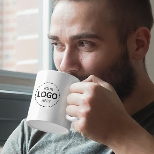 ロゴアップロードシンプルプロフェッショナルモダンの機能 コーヒーマグカップ