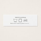 ロゴアパレル気につるラベル (正面)