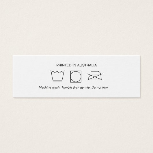 ロゴアパレル気につるラベル (正面)