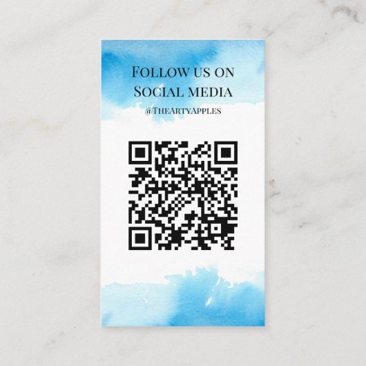 ロゴアプリケーションカードの気にビニールを追加する 名刺 (裏面)