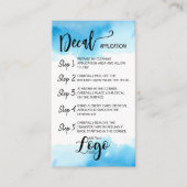 ロゴアプリケーションカードの気にビニールを追加する 名刺 (正面)