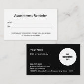 ロゴアポイントメントカード 予約カード (正面/裏面)