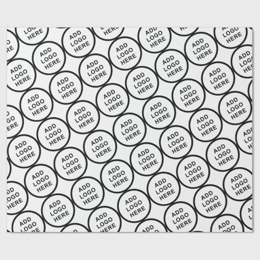 ロゴアートスローガンカスタムの写真それを自分で作成 ラッピングペーパー (フラット)