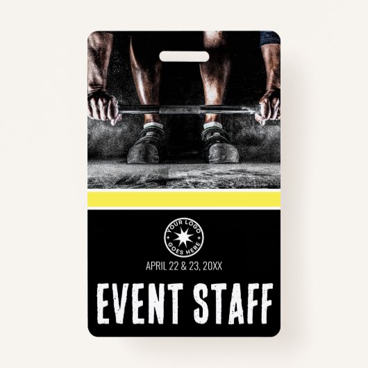 ロゴイベントスタッフ バッジ (正面)