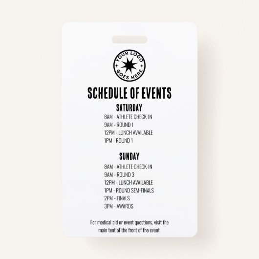 ロゴイベントスタッフ バッジ (裏面)