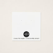 ロゴイヤリングジュエリー表示カード (正面)