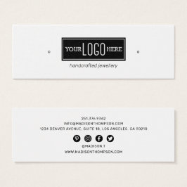 ロゴイヤリングジュエリー表示