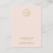 ロゴイヤリングディスプレイの追加3ペア赤面 名刺 (裏面)