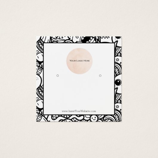 ロゴイヤリング表示カード (正面)