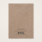 ロゴイヤリング表示カード・スケッチフローラ枠 (裏面)