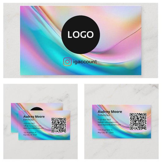 ロゴエステティシャン 名刺