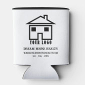 ロゴエテ実在ート不動産仲介業者プロモーション景品 缶クーラー (裏面)