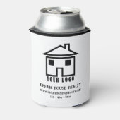 ロゴエテ実在ート不動産仲介業者プロモーション景品 缶クーラー (缶裏面)