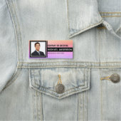 ロゴエレガントの追加および企業のプロフェッショナル社員 名札 (インサイチュ)