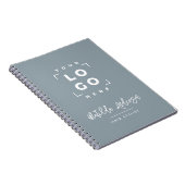 ロゴエレガントスモダンクリプト ノートブック (右側)