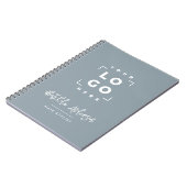 ロゴエレガントスモダンクリプト ノートブック (左側)