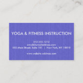 ロゴエレガントヨガ瞑想 名刺 (裏面)