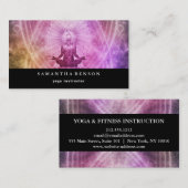 ロゴエレガントヨガ瞑想 名刺 (正面/裏面)