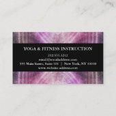 ロゴエレガントヨガ瞑想 名刺 (裏面)