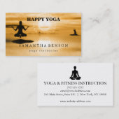 ロゴエレガントヨガ 名刺 (正面/裏面)