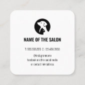 ロゴエレガント付きペットケアアポイントメントカード 予約カード (裏面)