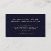 ロゴエレガント名刺 名刺 (裏面)