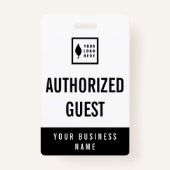 ロゴオフィスの訪問者の追加を消去 バッジ (正面)