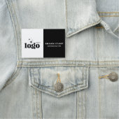 ロゴカスタムとジョブ付き磁気従業員名タグ 名札 (インサイチュ)