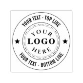 ロゴカスタムと会社のINFを使用した自己印鑑 セルフインキングスタンプ (デザイン)