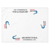 ロゴカスタムと文字を使用したテーブルクロス テーブルクロス (正面(横))