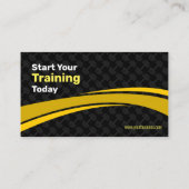 ロゴカスタムと文字パーソナルトレーナー 名刺 (裏面)