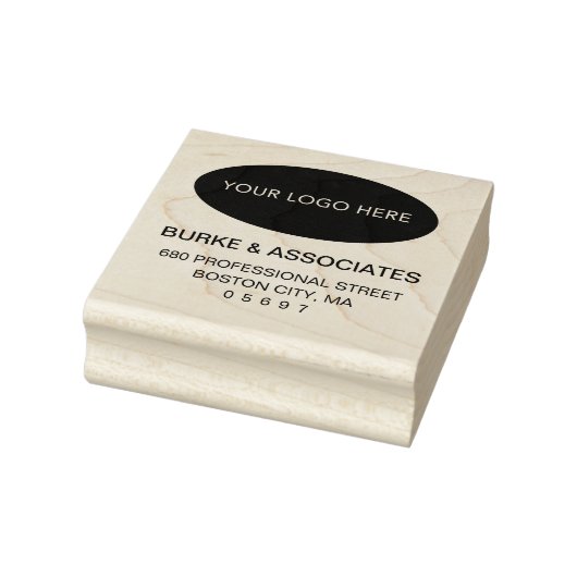 ロゴカスタムのアドレスの追加 ラバースタンプ (スタンプ)