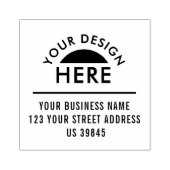 ロゴカスタムのアドレス ラバースタンプ (インプリント)